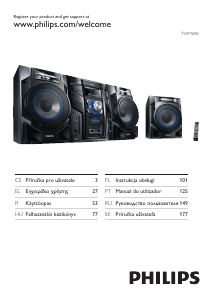 Návod Philips FWM608 Stereo súprava