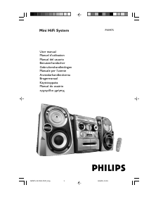 Bruksanvisning Philips FWM75 Stereoanläggning