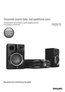 Vadovas Philips FX25 Stereofoninis rinkinys