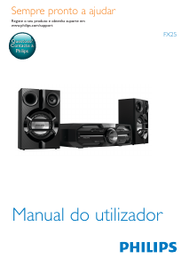 Manual Philips FX25 Aparelho de som