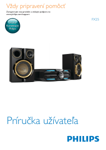Návod Philips FX25 Stereo súprava