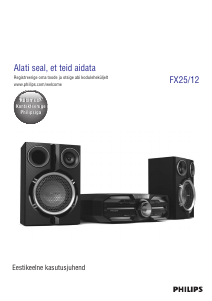 Kasutusjuhend Philips FX25 Stereokomplekt
