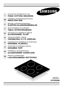 Käyttöohje Samsung C61IDGNO/XEE Keittotaso