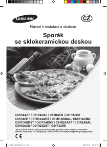 Manuál Samsung C61R2AAST Varná deska