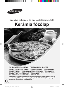 Használati útmutató Samsung C61R2AEE Főzőlap