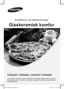 Brugsanvisning Samsung C61RAAST Kogesektion