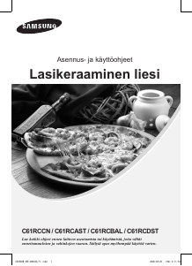 Käyttöohje Samsung C61RCAST Keittotaso