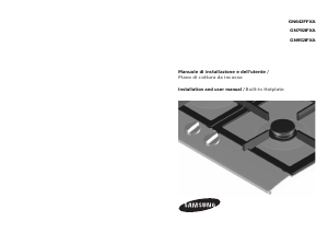 Manuale Samsung GN642FFXA Piano cottura