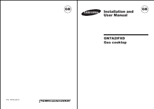 Handleiding Samsung GN7A2IFXD Kookplaat