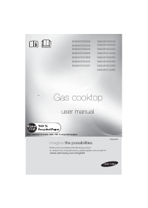 Manual Samsung NA64H3010AS/WT Hob