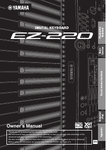 Handleiding Yamaha EZ-220 Keyboard