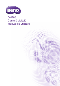 Manual BenQ GH700 Cameră digitală
