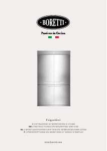 Mode d’emploi Boretti FMD1851 Réfrigérateur combiné