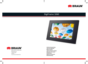 Manual Braun DigiFrame 1060 Ramă foto digitală