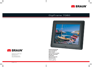 Bedienungsanleitung Braun DigiFrame 7060 Digitaler bilderrahmen