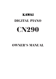 Manual Kawai CN290 Digital Piano