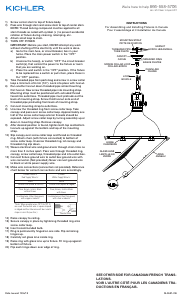 Handleiding Kichler 2691OZ Hatteras Lamp