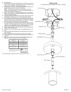 Handleiding Kichler 2666OZ Hatteras Lamp