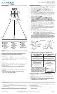 Handleiding Kichler 84314CG Jovian Lamp