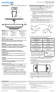 Manual de uso Kichler 84320MBK Dombard Lámpara