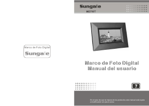 Manual de uso Sungale MD700T Marco digital
