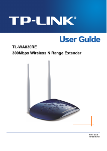 Manual TP-Link TL-WA830RE Range Extender