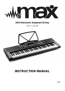Handleiding Max KB4 Keyboard