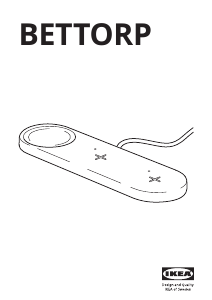 Manual de uso IKEA BETTORP Cargador inalámbrico