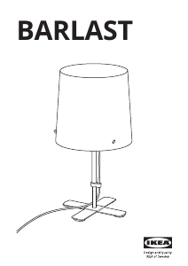 Bruksanvisning IKEA BARLAST Lampa