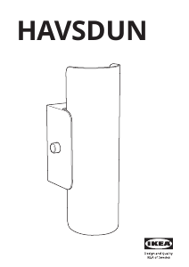 Kasutusjuhend IKEA HAVSDUN Lamp
