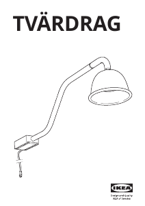Bruksanvisning IKEA TVARDRAG Lampe