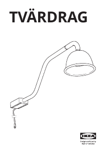 Bruksanvisning IKEA TVARDRAG Lampa