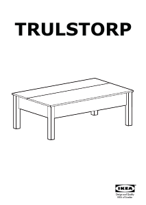 Käyttöohje IKEA TRULSTORP Kahvipöytä