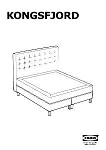 Hướng dẫn sử dụng IKEA KONGSFJORD Khung giường