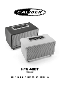 Εγχειρίδιο Caliber HFG411BT/B Ηχείο