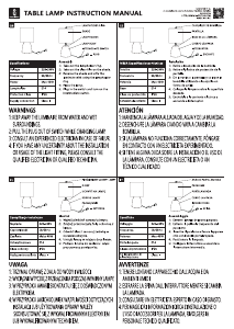 Manuale Aigostar 8433325197032 Lampada