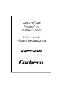 Manual Corberó CLE 100 W Máquina de lavar louça