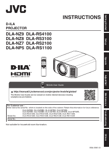 Manual JVC DLA-NP5W Projector