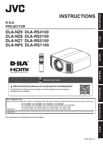 Handleiding JVC DLA-NP5W Beamer