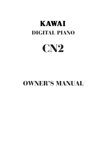 Manual Kawai CN2 Digital Piano