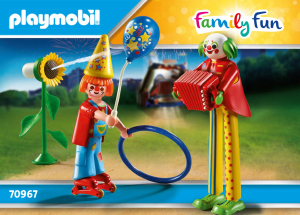 Manuale Playmobil set 70967 Circus Clown del circo