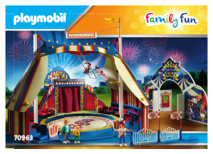 Használati útmutató Playmobil set 70963 Circus Playmo cirkusz
