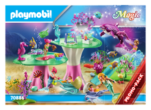 Manual Playmobil set 70886 Fairy Tales O paraíso infantil das sereias