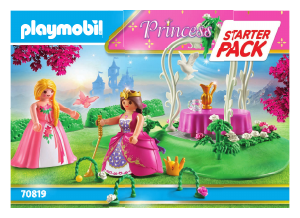 Manual Playmobil set 70819 Fairy Tales Starter pack jardim da princesa