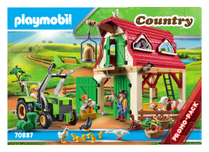 Bruksanvisning Playmobil set 70887 Farm Bondgård med uppfödning av smådjur
