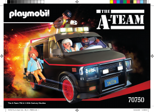 Bruksanvisning Playmobil set 70750 The A-Team Van