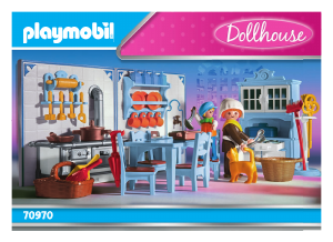 Εγχειρίδιο Playmobil set 70970 Victorian Κουζίνα