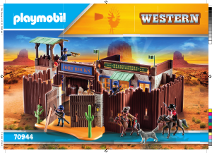 Mode d’emploi Playmobil set 70944 Western Fort rocks du far-west