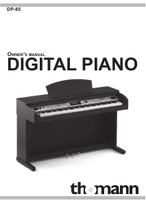 Handleiding Thomann DP-85 Digitale piano