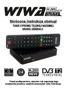 Instrukcja WIWA H.265 Lite Odbiornik cyfrowy